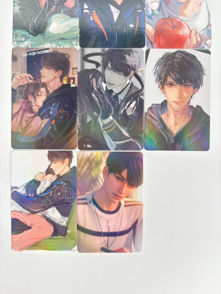 50pcs/set Caleb holographic cards! Love and Deepspace Xavier Rafayel Zayne Sylus Otome gamer gift C384