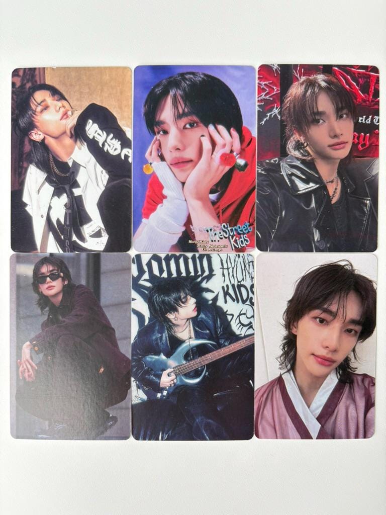 Hyunjin 55pc lomo cards Stray kids Merch KPOP Photocards Felix Bangchan Leeknow Hyunjin C389