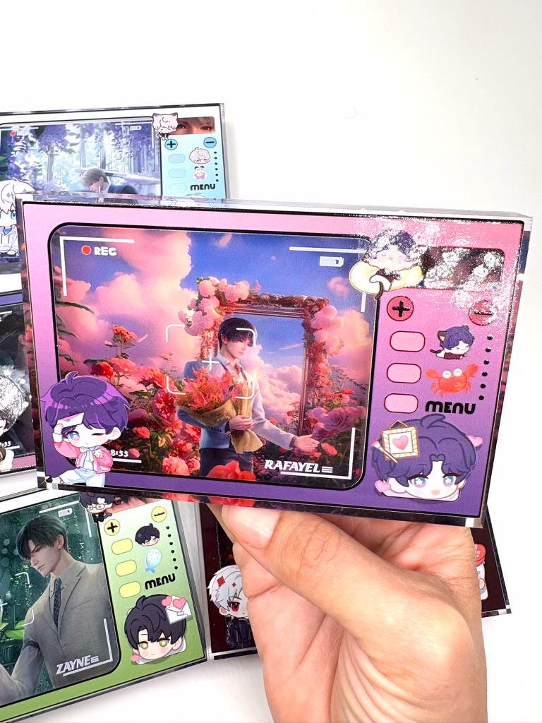 Love and Deepspace Acrylic Block Sylus Xavier Rafayel Zayne Otome gamer gift C413