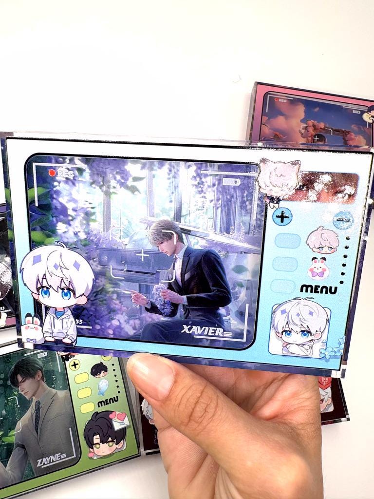 Love and Deepspace Acrylic Block Sylus Xavier Rafayel Zayne Otome gamer gift C413