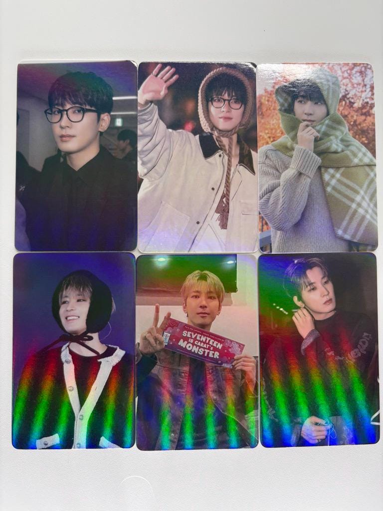 Wonwoo Seventeen 55pc/set KPOP Photocards SVT merch lomo card C418
