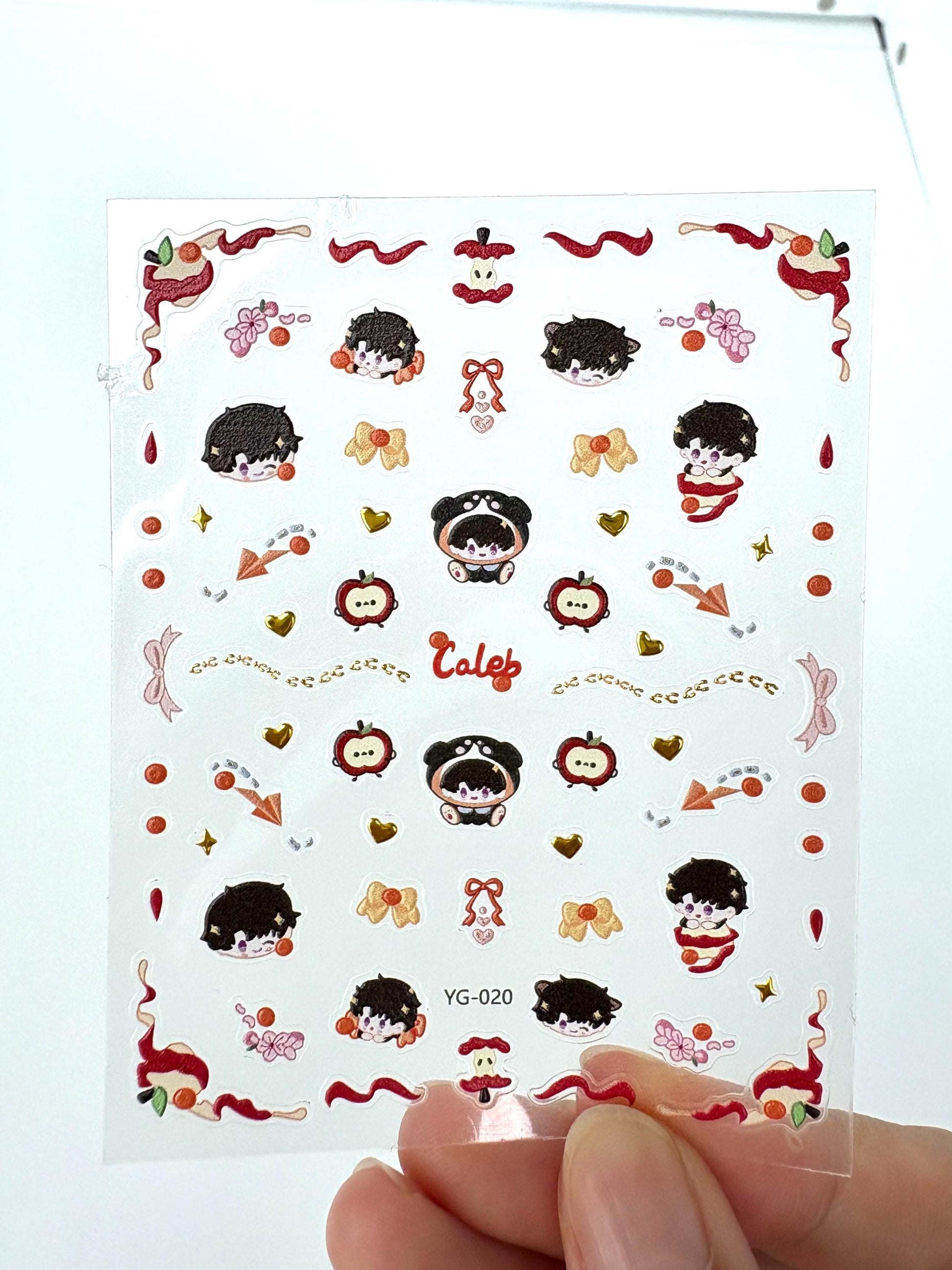Nail Stickers! Love and Deepspace Sylus Xavier Rafayel Zayne Otoge gamer gift C197