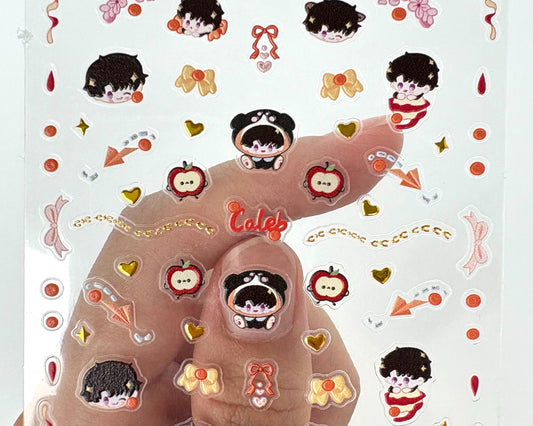 Nail Stickers! Love and Deepspace Sylus Xavier Rafayel Zayne Otoge gamer gift C197