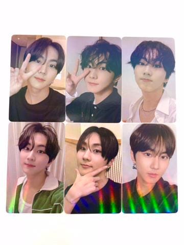 Jungwon 50pc/set laser cards Enhypen Kpop boy group merch lomo photocards C440