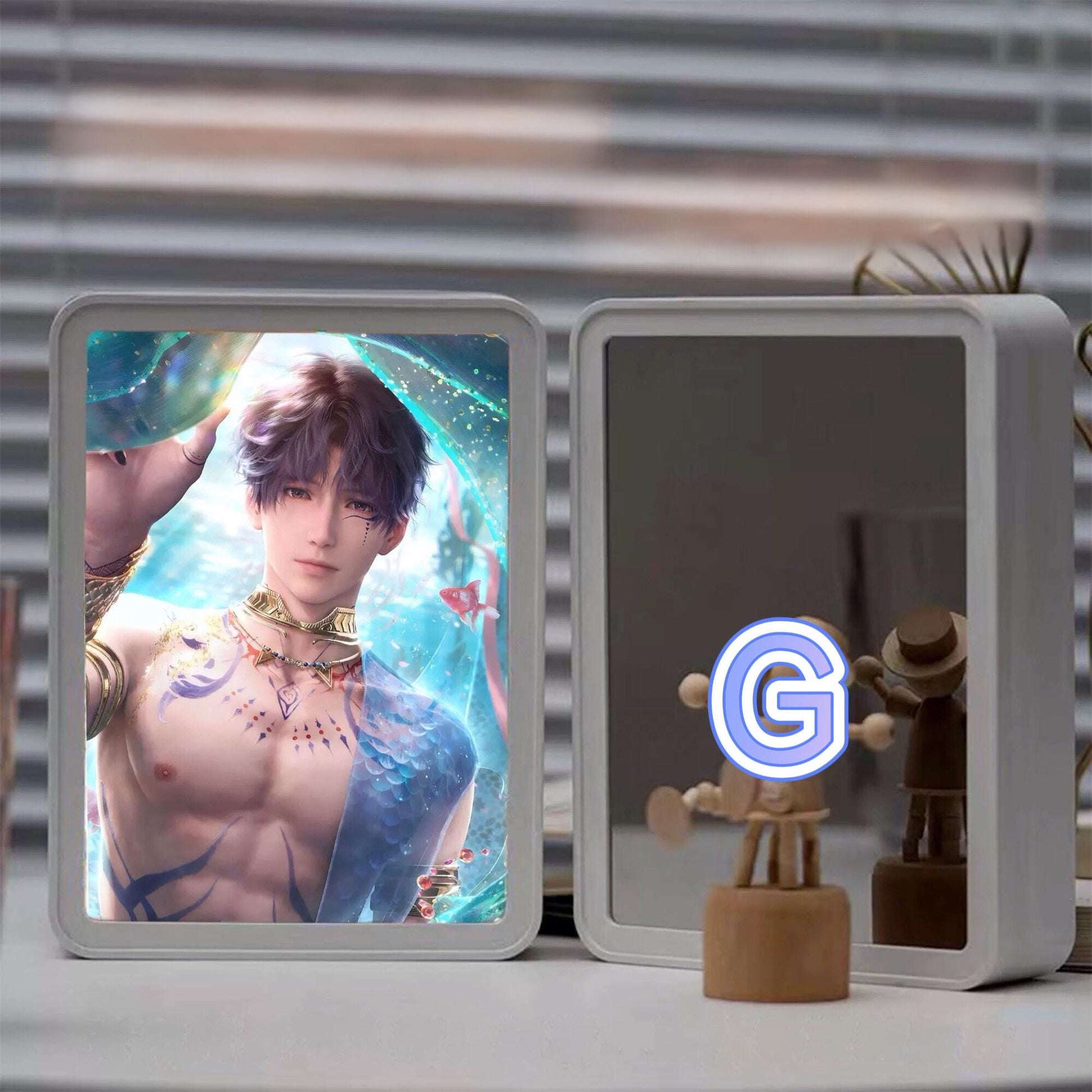 Rafayel Mirror/LightBox! Customisable Love and Deepspace Sylus Xavier Rafayel Zayne Caleb Otome gamer gift C443