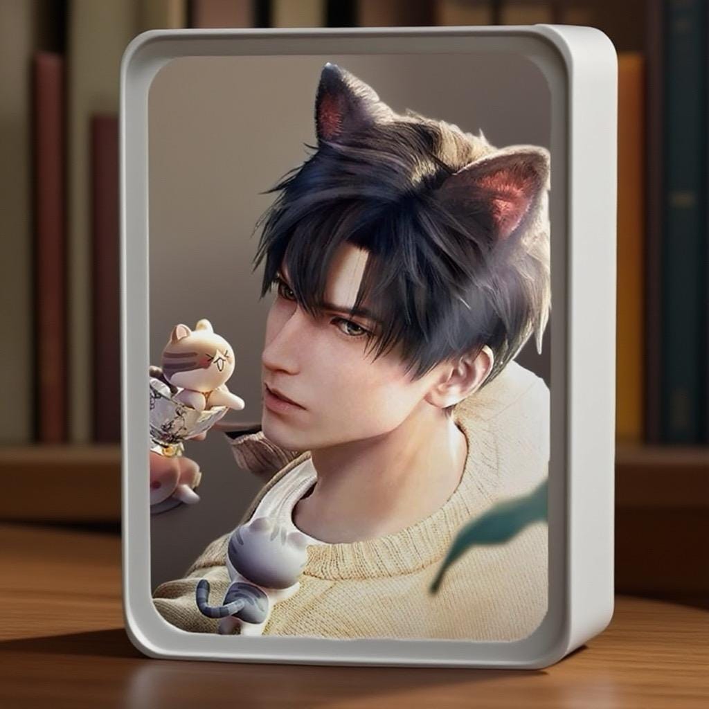 Zayne Mirror/LightBox! Customisable Love and Deepspace Sylus Xavier Rafayel Zayne Caleb Otome gamer gift C444