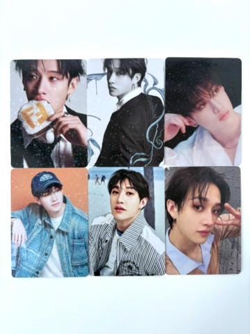 Bangchan 45pc laser lomo cards Stray Kids Merch KPOP Yongbok Bangchan Leeknow Hyunjin SKZ gift for STAY C447