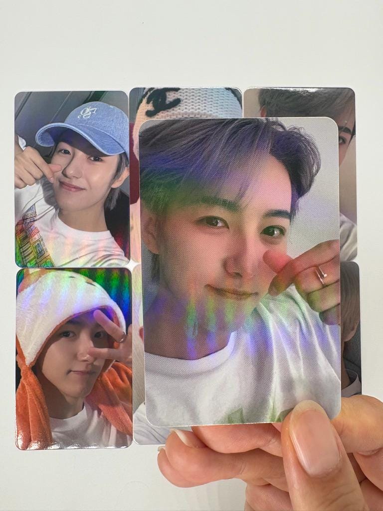 NCT RENJUN 55pc/set NCT Dream Jeno Haechan Jaemin Chenle Jisung Kpop merch laser lomo cards C417