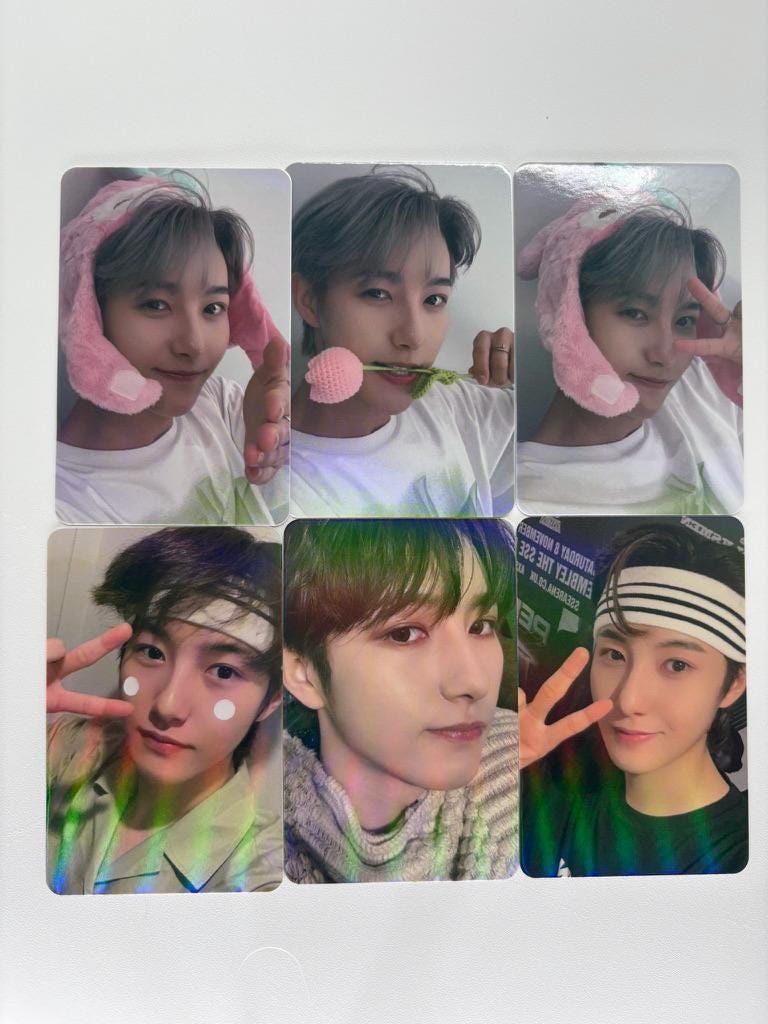 NCT RENJUN 55pc/set NCT Dream Jeno Haechan Jaemin Chenle Jisung Kpop merch laser lomo cards C417