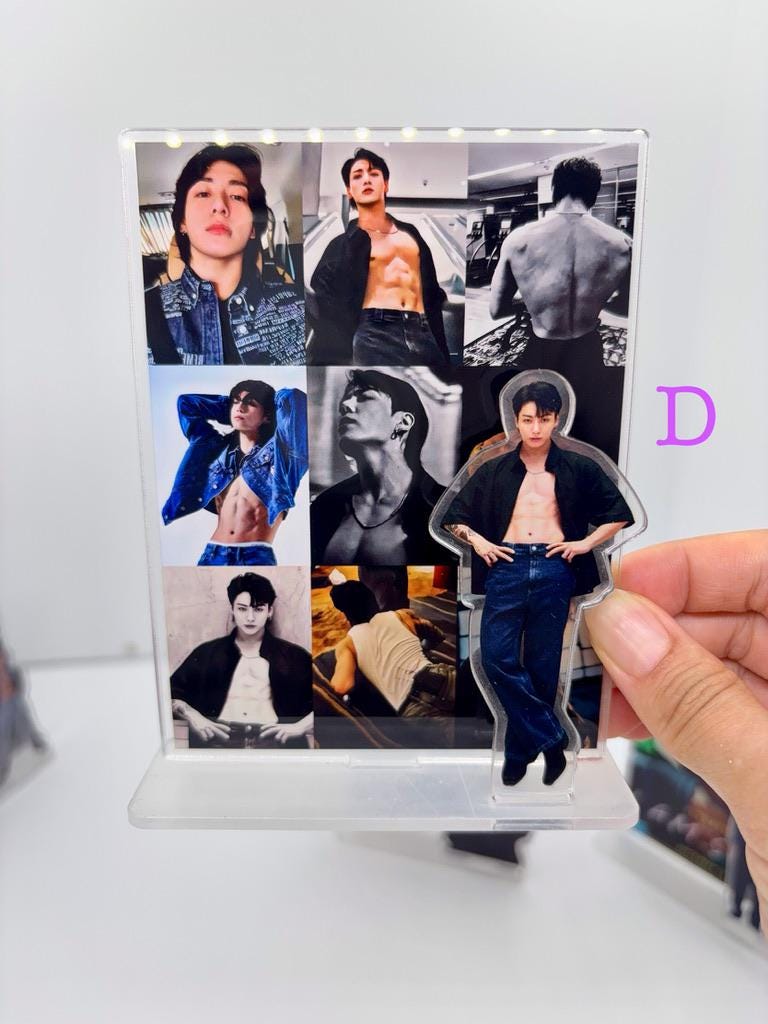 Jungkook Acrylic Standee: Kpop BTS Fan Art, Golden Bangtan Boys
