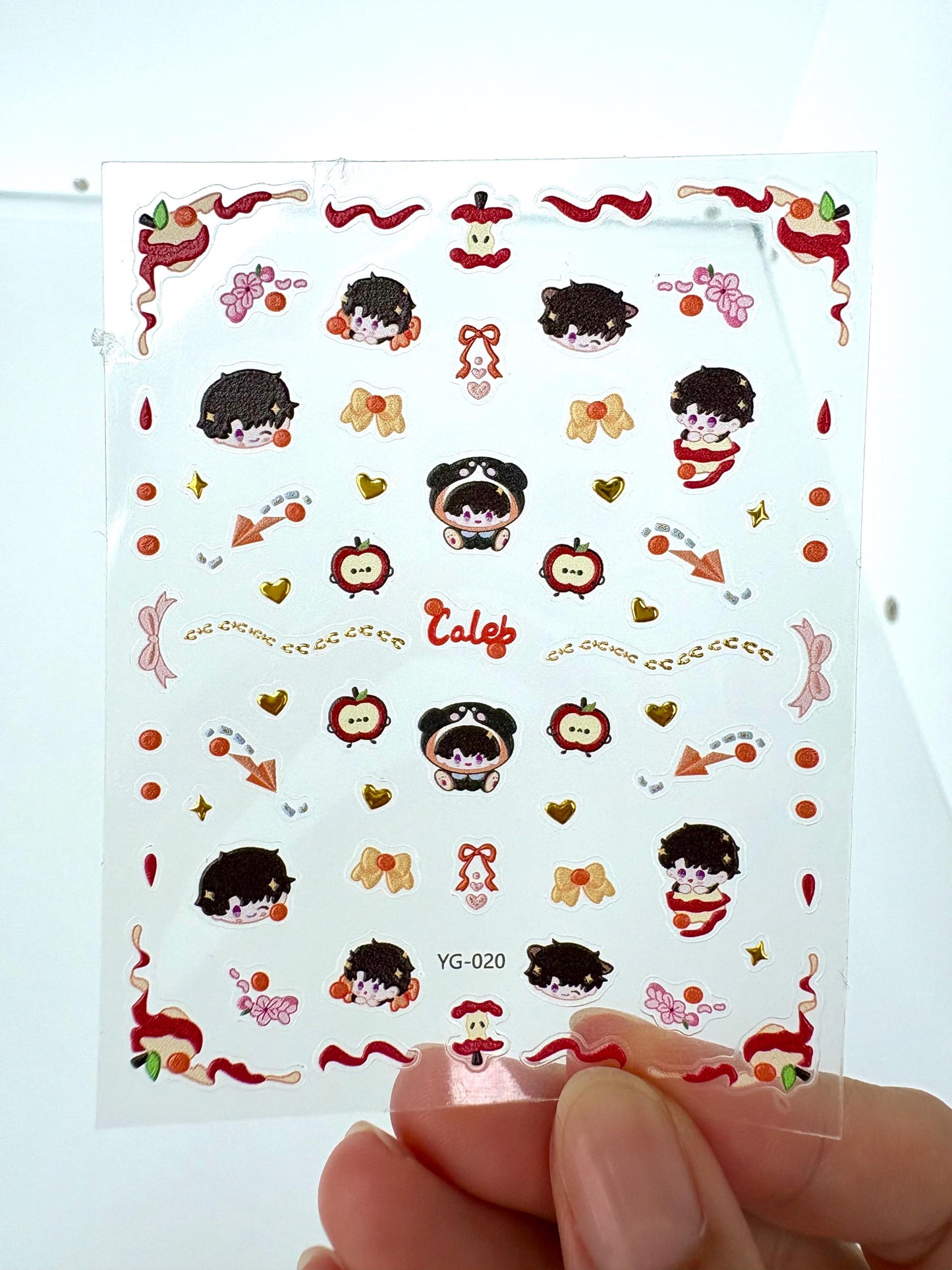 Nail Stickers! Love and Deepspace Sylus Xavier Rafayel Zayne Otoge gamer gift C197