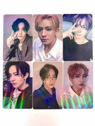 Heeseung 50pc/set holographic cards E N H Y P E N Kpop boy group merch lomo photocards C439