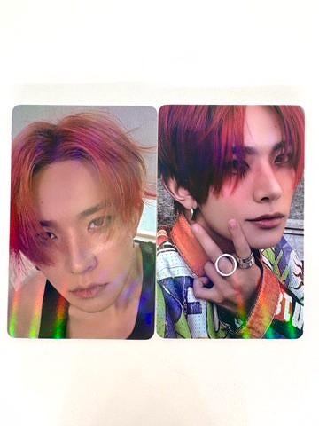 Heeseung 50pc/set laser cards Enhypen Kpop boy group merch lomo photocards C439