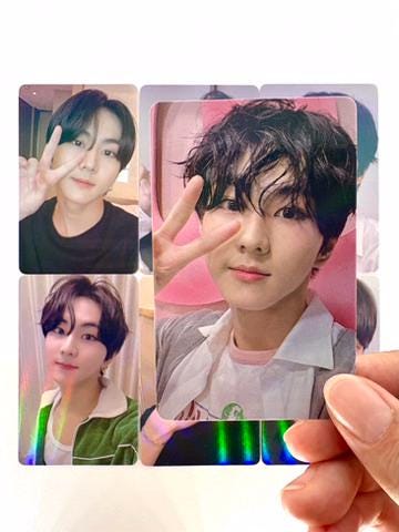 Jungwon 50pc/set laser cards Enhypen Kpop boy group merch lomo photocards C440
