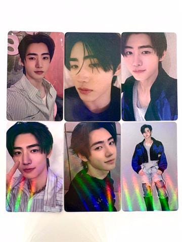 Sunghoon 55pc/set laser cards Enhypen Kpop boy group merch lomo photocards C441