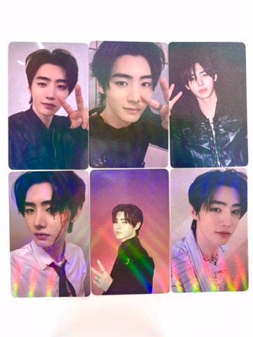 Sunghoon 55pc/set laser cards Enhypen Kpop boy group merch lomo photocards C441