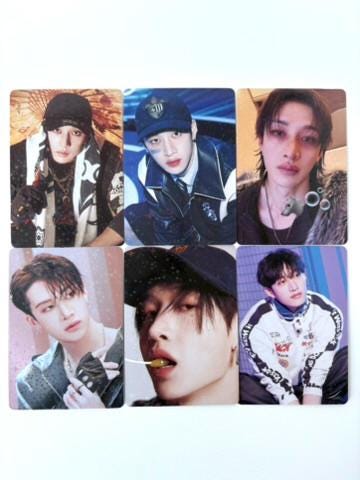 Bangchan 45pc holographic lomo cards Stray Kids Merch KPOP Yongbok Bangchan Leeknow Hyunjin SKZ gift for STAY C447