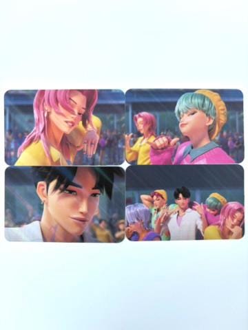 Saja Boys 30pcs/set laser cards Kpop demon hunters soda pop virtual boy group Jinu Abs Romance Mistery Baby Saja merch lomo photocards C449