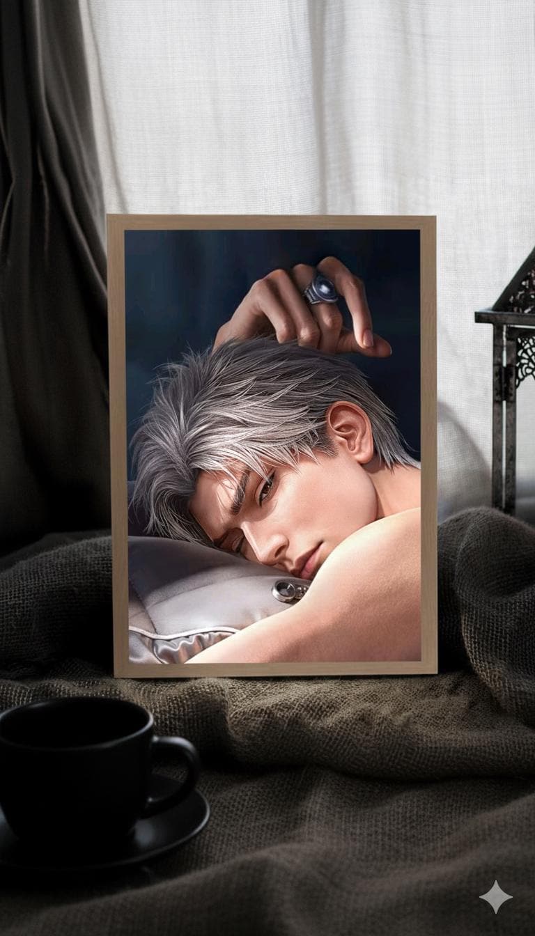 Sylus Mirror/LightBox! Custom Order Night Lamp Love and Deepspace Sylus Xavier Rafayel Zayne Caleb Otome gamer gift bedroom decor C502