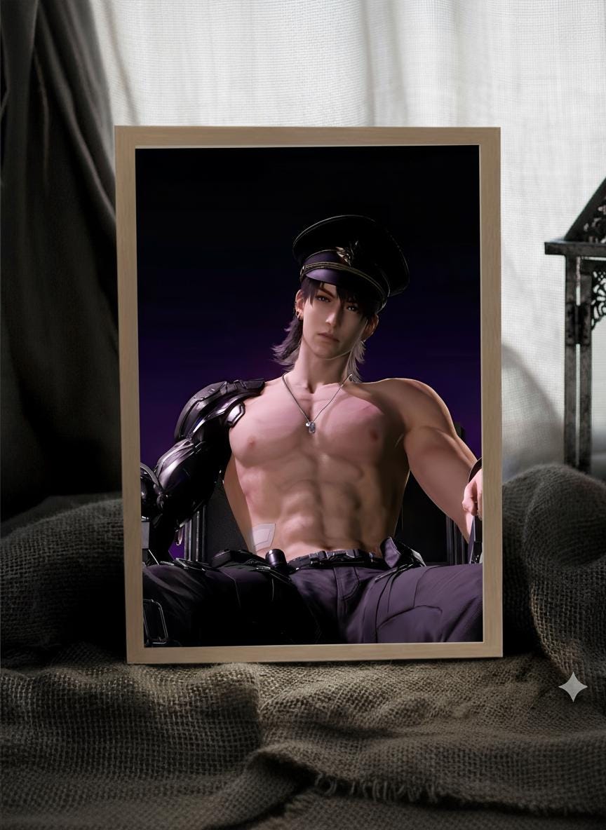 Caleb Mirror/LightBox! Custom Order Night Lamp Love and Deepspace Sylus Xavier Rafayel Zayne Caleb Otome gamer gift bedroom decor C504