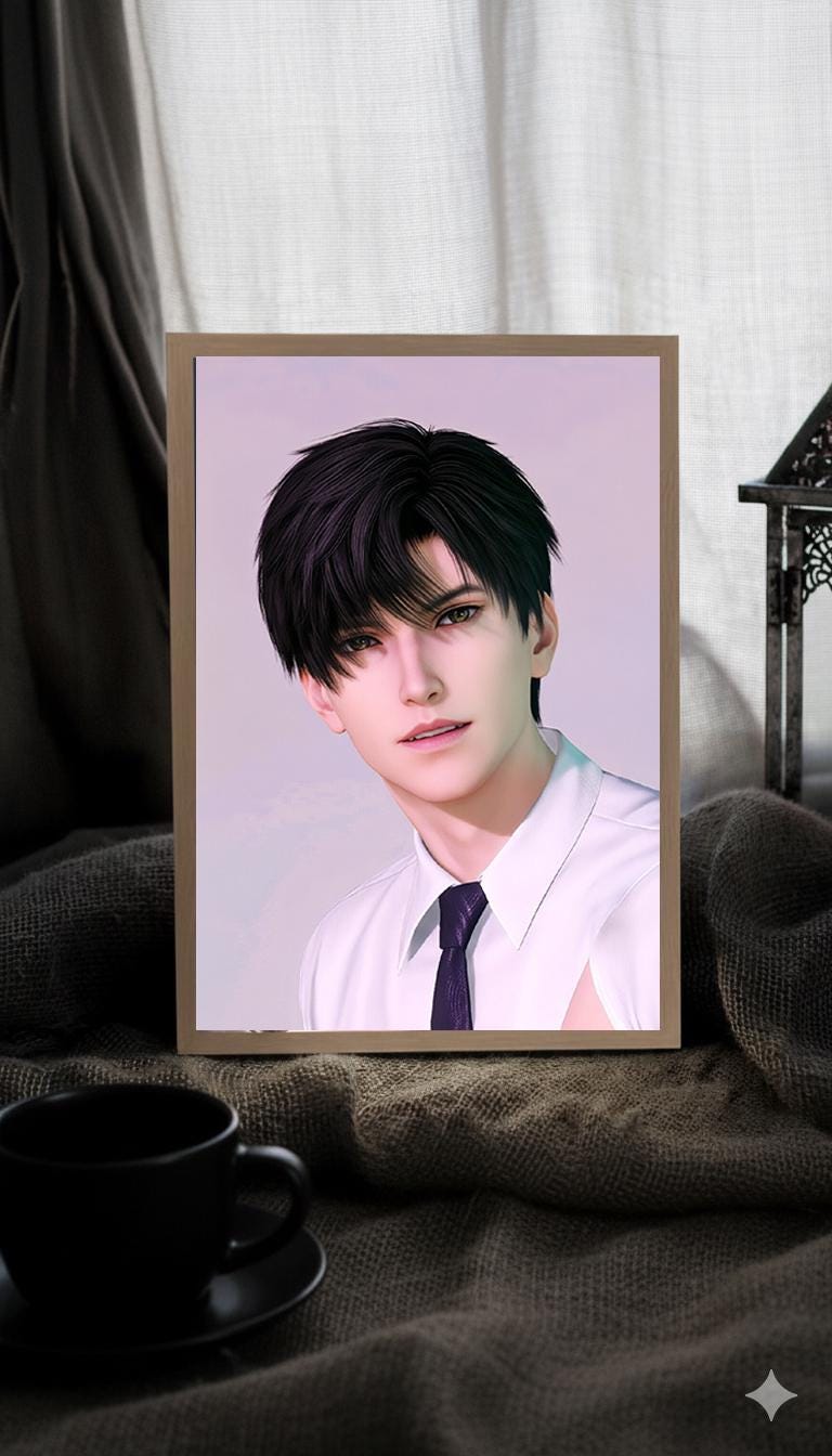 Zayne Mirror/LightBox! Custom Order Night Lamp Love and Deepspace Sylus Xavier Rafayel Zayne Caleb Otome gamer gift bedroom decor C505