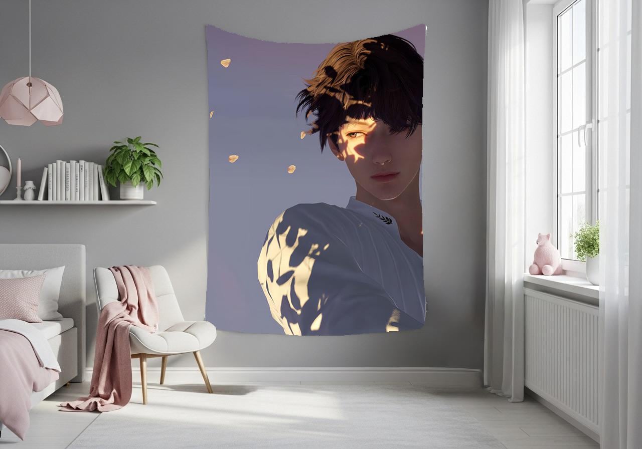 Rafayel Hanging Tapestry | Love and Deepspace | Personalized Wall Art | Made to Order | Polyester Fabric | Ship Flag Banner