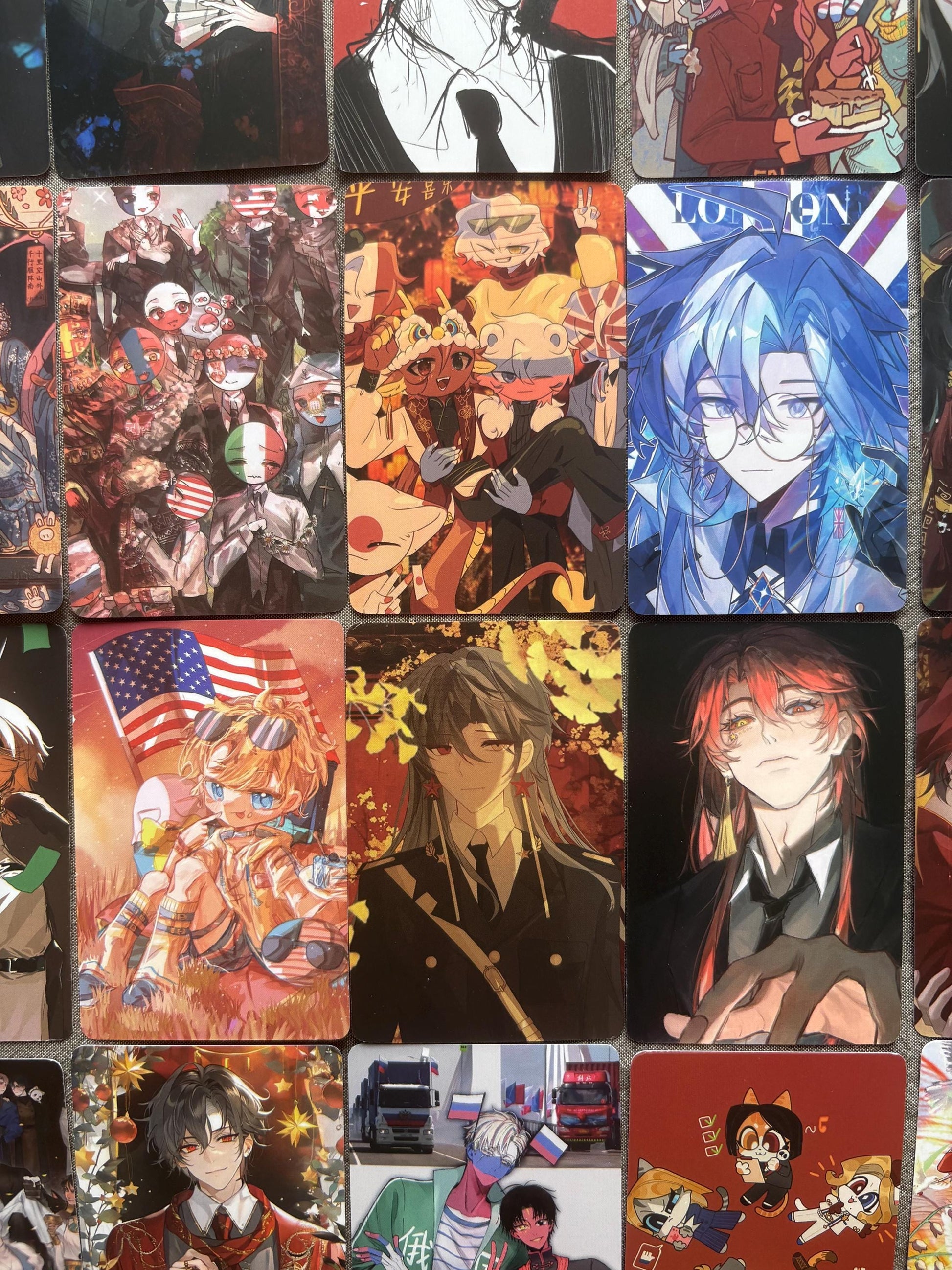 Country Humans 55pc photo cards lomo