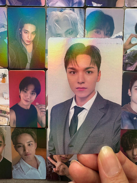 Seventeen 55pc/set Laser Photocards SCoups Jeonghan Joshua Jun Hoshi Wonwoo Woozi DK Mingyu The8 Seungkwan Vernon Dino Kpop Lomo Card C170