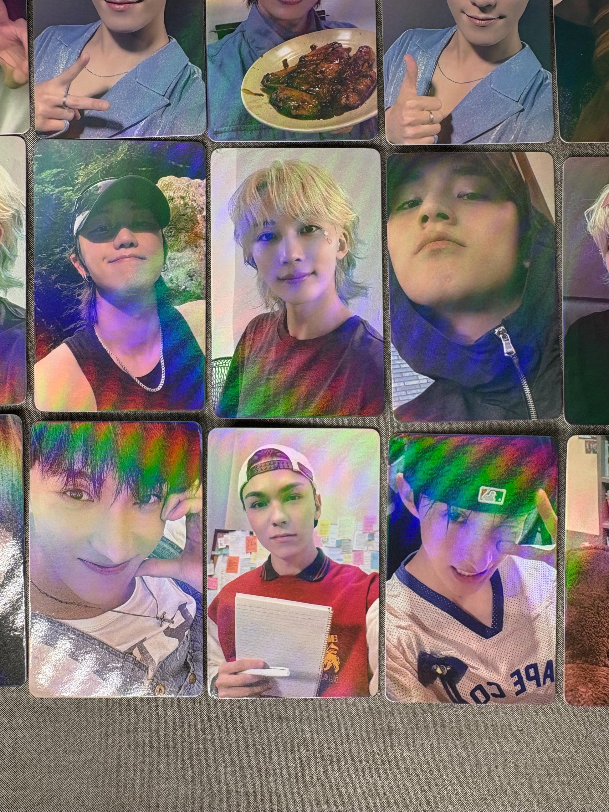 Seventeen 50pc/set Laser Photocards SCoups Jeonghan Joshua Jun Hoshi Wonwoo Woozi DK Mingyu The8 Seungkwan Vernon Dino Kpop Lomo Cards