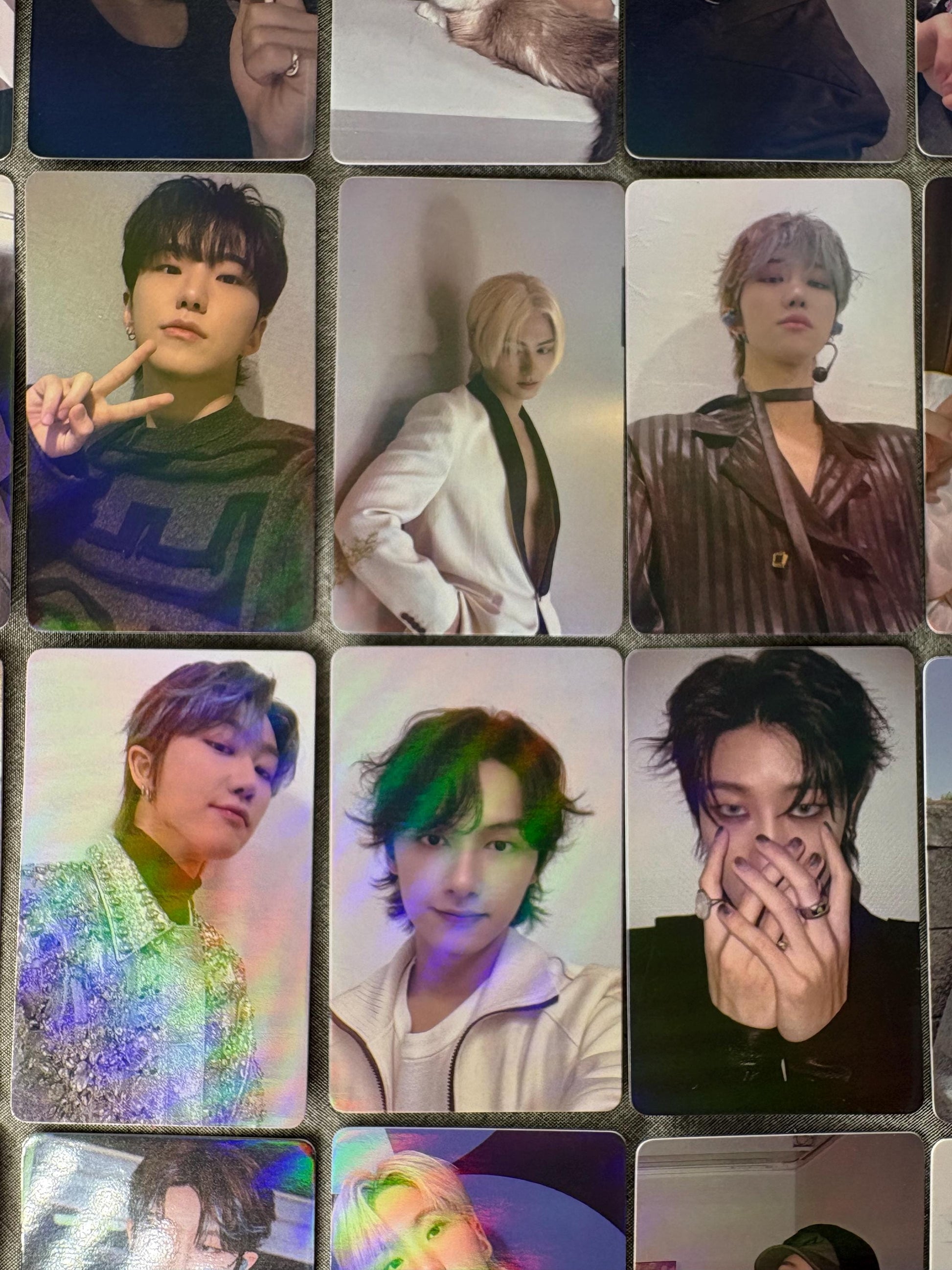 Seventeen 50pc/set Laser Photocards SCoups Jeonghan Joshua Jun Hoshi Wonwoo Woozi DK Mingyu The8 Seungkwan Vernon Dino Kpop Lomo Cards