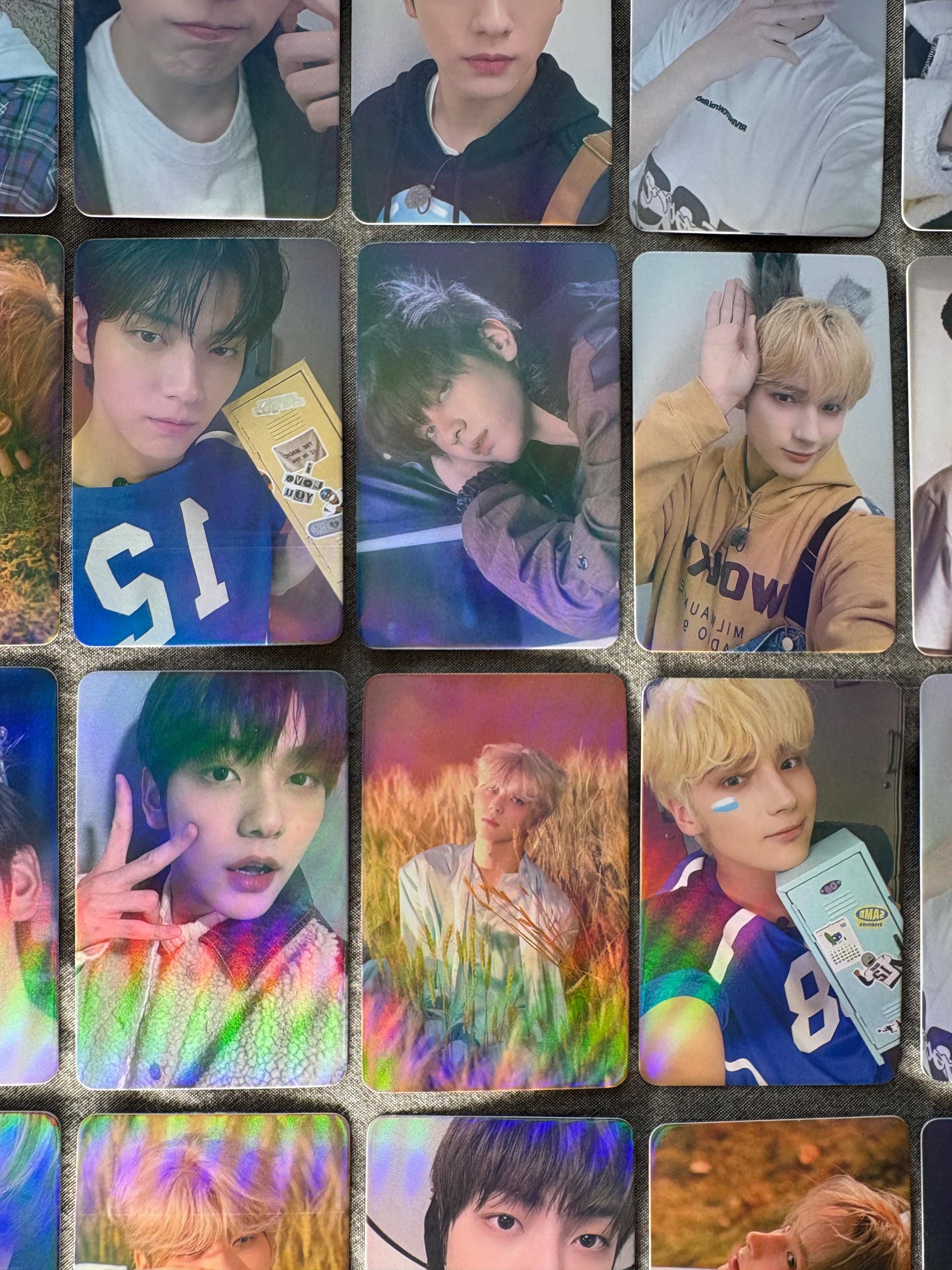 t x t 55pc/set Yeonjun Soobin Beomgyu Taehyun HueningKai Kpop merch lomo cards tommorrow x together