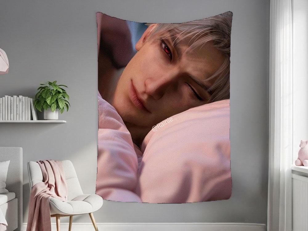 Sylus Hanging Tapestry | Love and Deepspace | Personalized Wall Art | Made to Order | Polyester Fabric | Ship Flag Banner