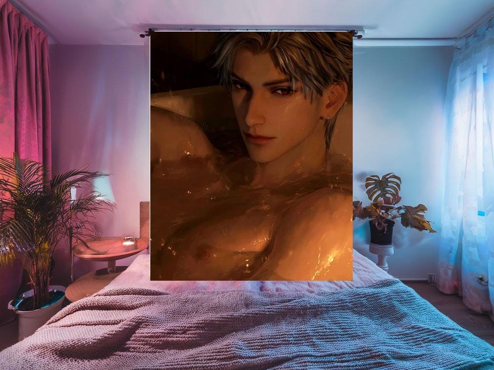 Sylus Hanging Tapestry | Love and Deepspace | Personalized Wall Art | Made to Order | Polyester Fabric | Ship Flag Banner