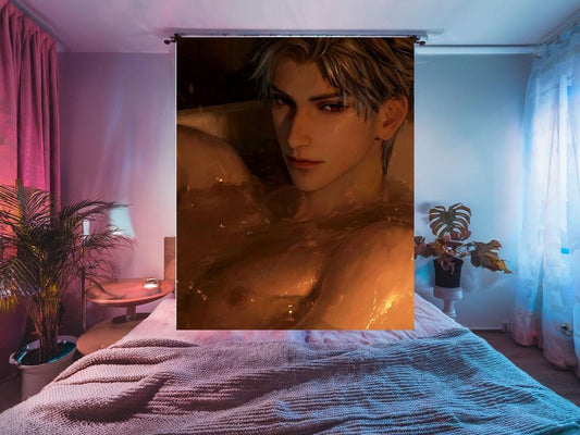 Sylus Hanging Tapestry | Love and Deepspace | Personalized Wall Art | Made to Order | Polyester Fabric | Ship Flag Banner