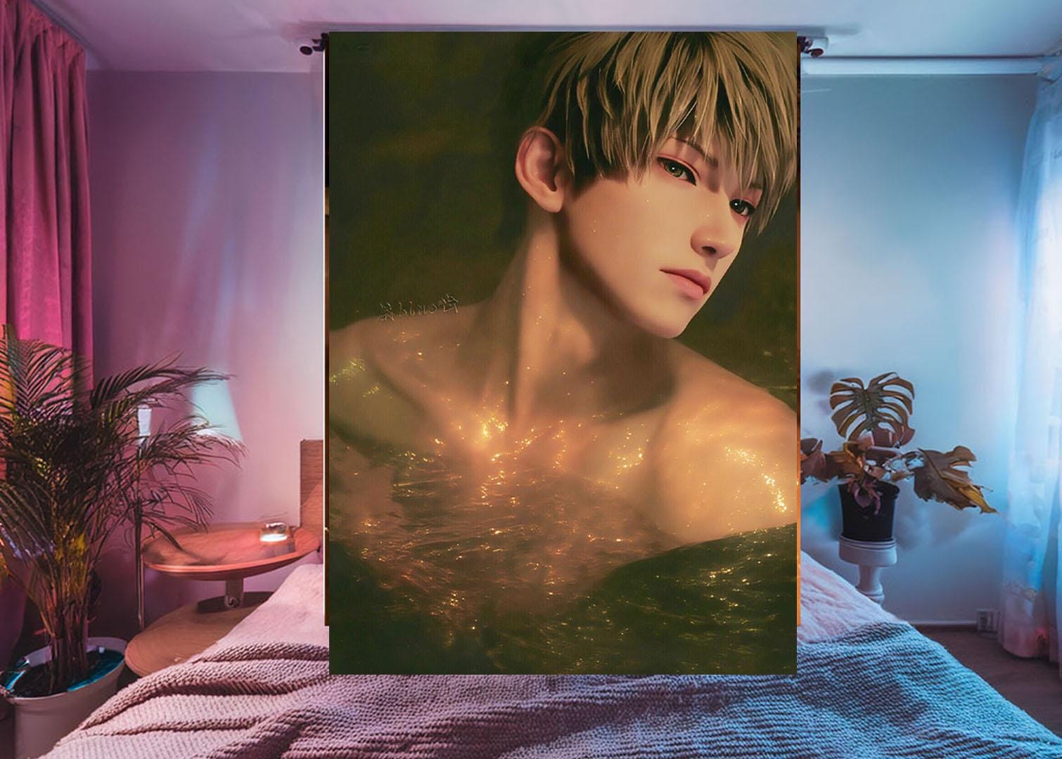 Xavier Hanging Tapestry | Love and Deepspace | Personalized Wall Art | Made to Order | Polyester Fabric | Ship Flag Banner