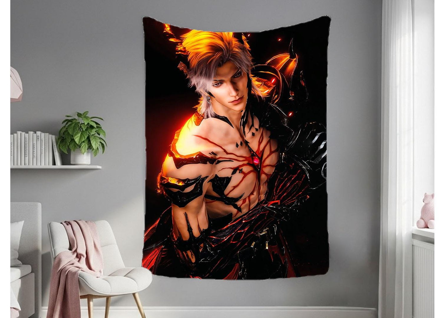 Sylus Hanging Tapestry | Love and Deepspace | Personalized Wall Art | Made to Order | Polyester Fabric | Ship Flag Banner