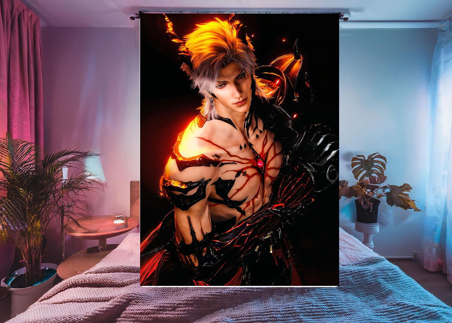 Sylus Hanging Tapestry | Love and Deepspace | Personalized Wall Art | Made to Order | Polyester Fabric | Ship Flag Banner