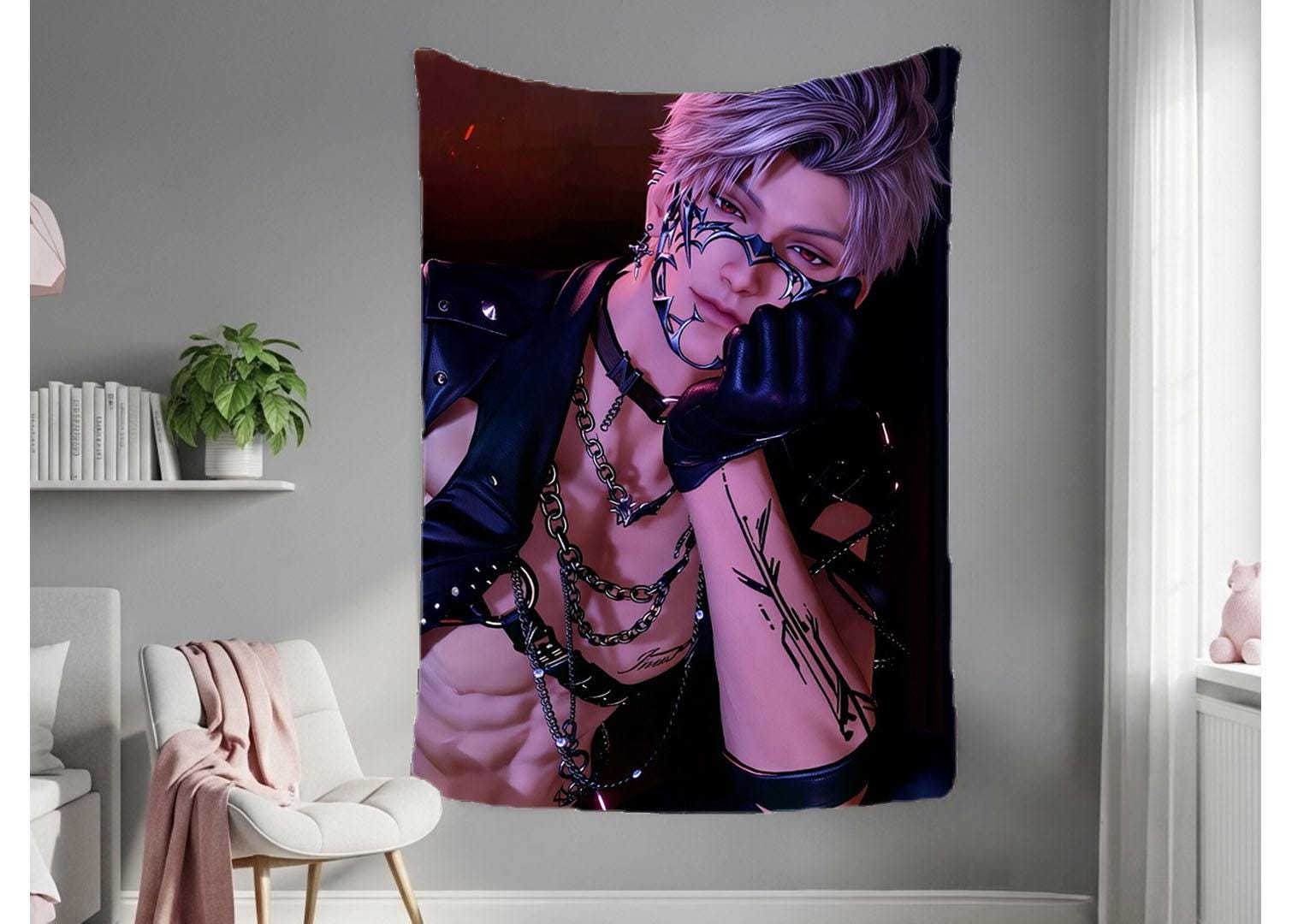 Sylus Hanging Tapestry | Love and Deepspace | Personalized Wall Art | Made to Order | Polyester Fabric | Ship Flag Banner