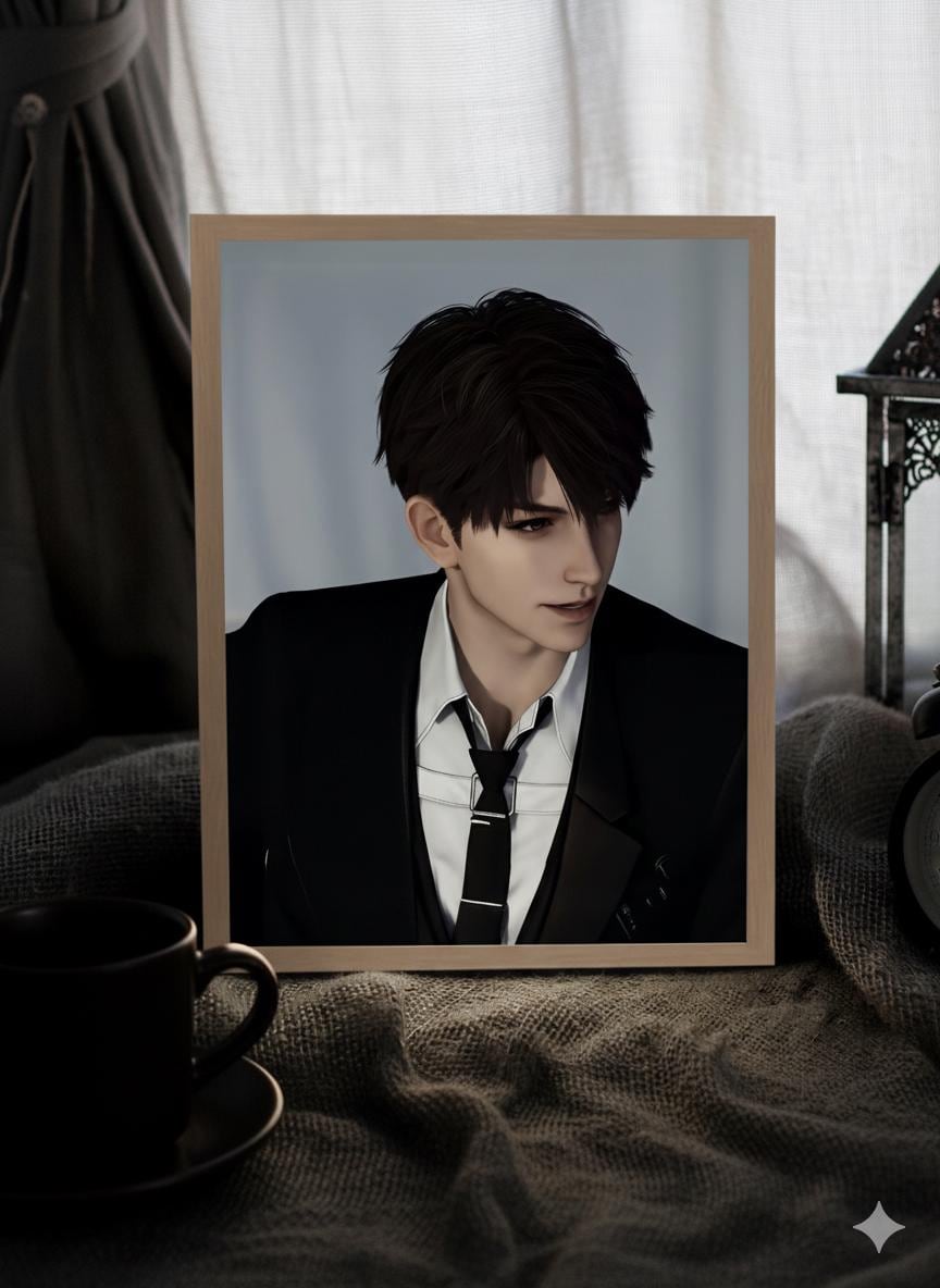 Caleb Mirror/LightBox! Custom Order Night Lamp Love and Deepspace Sylus Xavier Rafayel Zayne Caleb Otome gamer gift bedroom decor C504