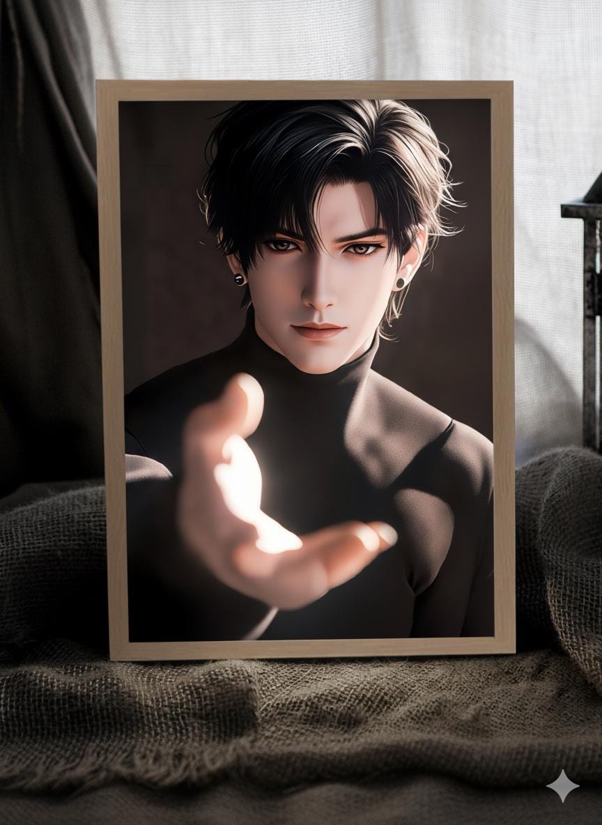 Zayne Mirror/LightBox! Custom Order Night Lamp Love and Deepspace Sylus Xavier Rafayel Zayne Caleb Otome gamer gift bedroom decor C505