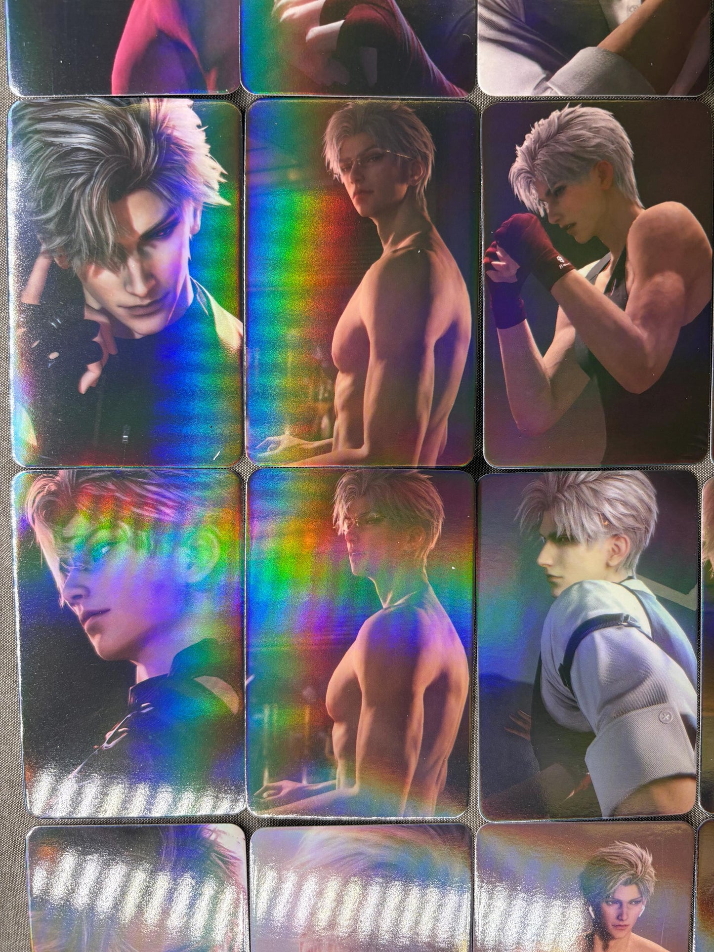 50pcs/set Sylus holographic cards! Love and Deepspace LaDS Xavier Rafayel Zayne Caleb Otome gamer gift