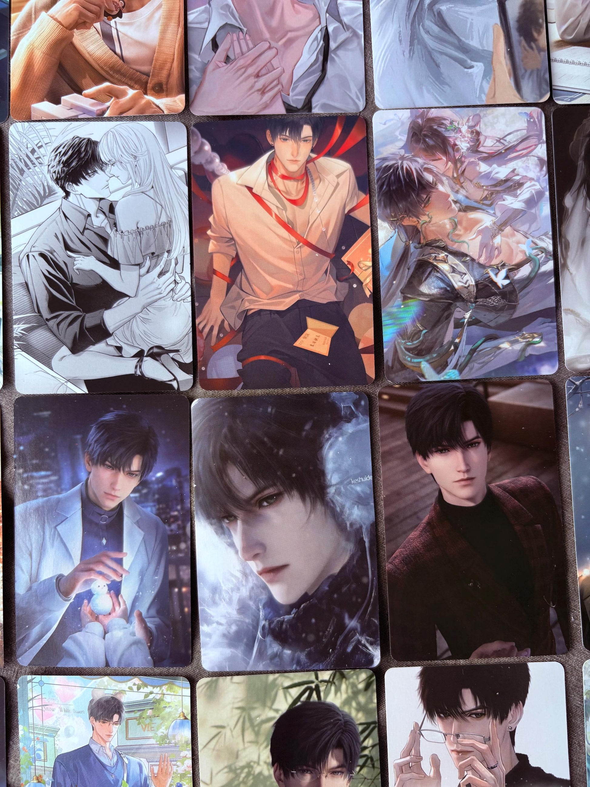 50pcs/set Zayne photo cards! Love and Deepspace LaDS Xavier Rafayel Zayne Caleb Otome gamer gift
