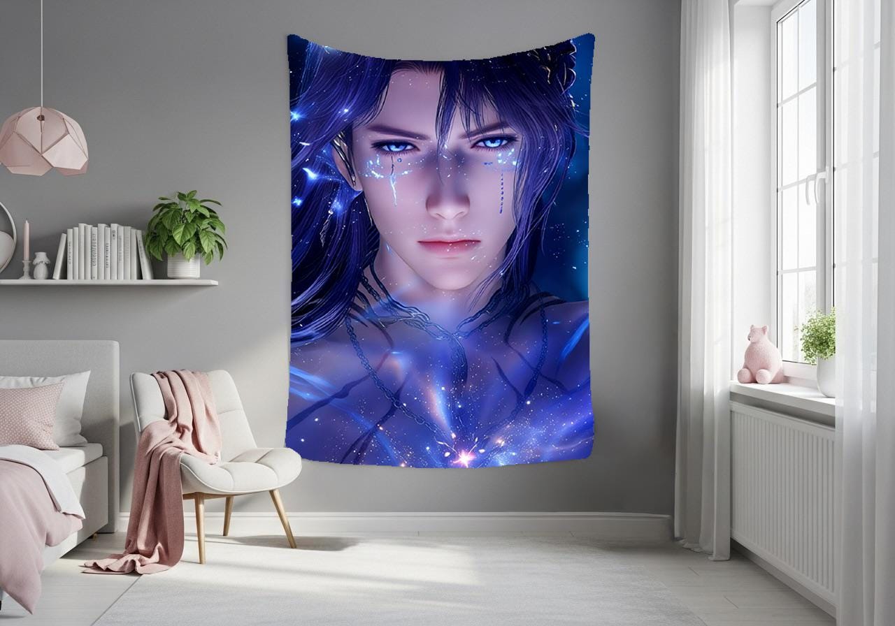 Rafayel Hanging Tapestry | Love and Deepspace | Personalized Wall Art | Made to Order | Polyester Fabric | Ship Flag Banner