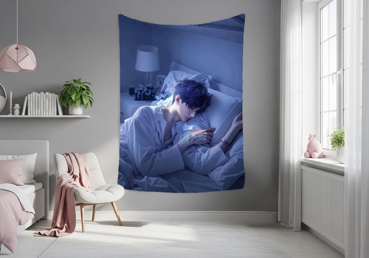 Rafayel Hanging Tapestry | Love and Deepspace | Personalized Wall Art | Made to Order | Polyester Fabric | Ship Flag Banner