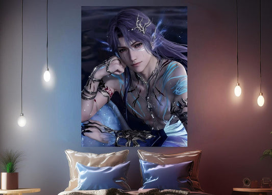 Rafayel Hanging Tapestry | Love and Deepspace | Personalized Wall Art | Made to Order | Polyester Fabric | Ship Flag Banner