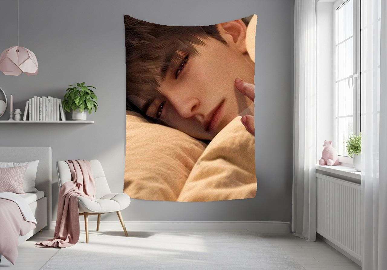 Caleb Hanging Tapestry | Love and Deepspace | Personalized Wall Art | Made to Order | Polyester Fabric | Ship Flag Banner