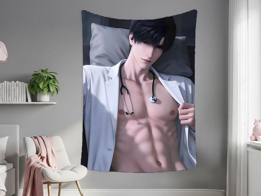 Zayne Hanging Tapestry | Love and Deepspace | Personalized Wall Art | Made to Order | Polyester Fabric | Ship Flag Banner