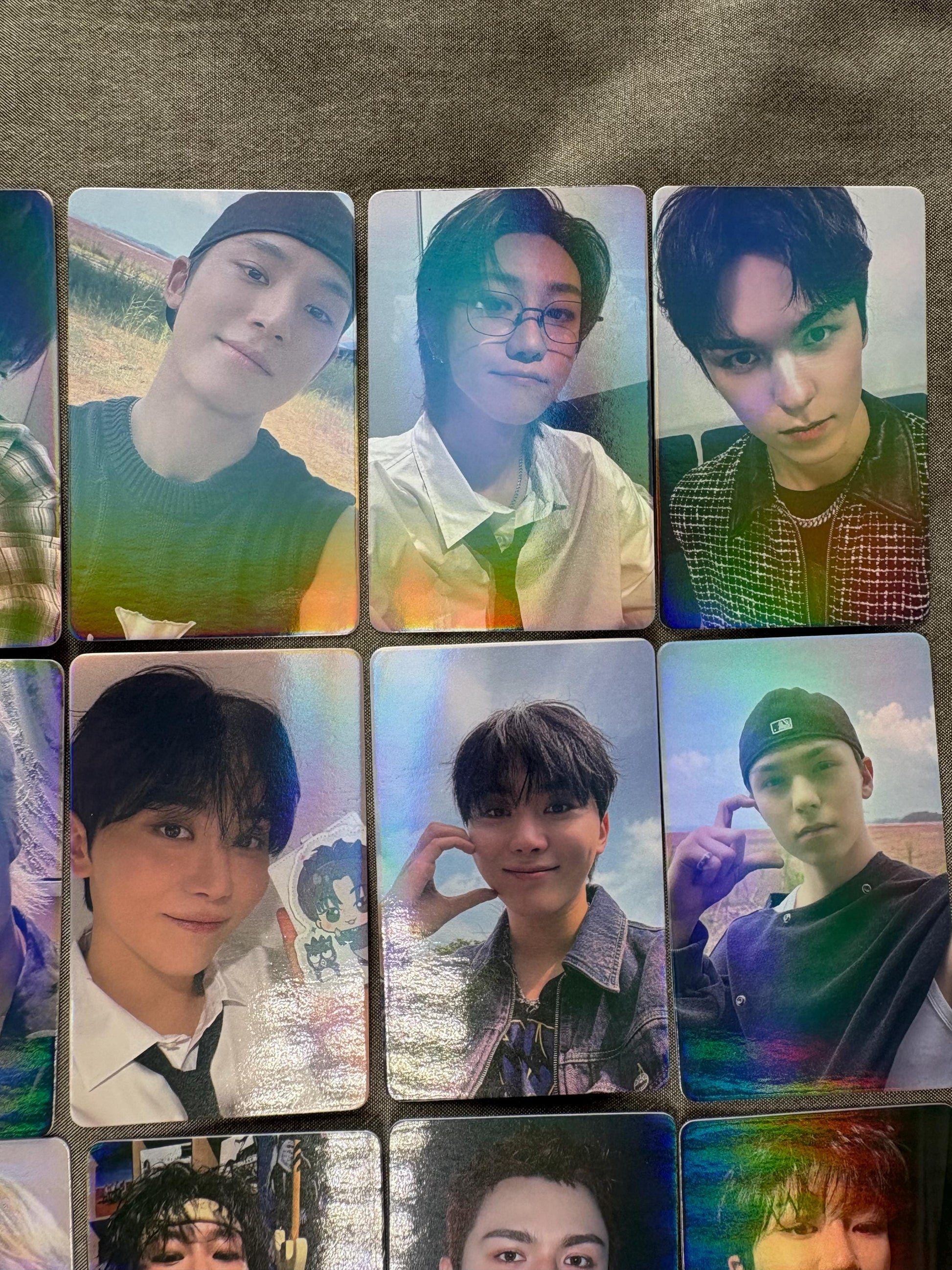 Seventeen 55pc/set Laser Photocards SCoups Jeonghan Joshua Jun Hoshi Wonwoo Woozi DK Mingyu The8 Seungkwan Vernon Dino Kpop Lomo Card C170