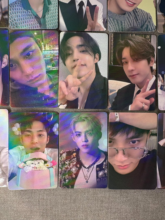 Seventeen 50pc/set Laser Photocards SCoups Jeonghan Joshua Jun Hoshi Wonwoo Woozi DK Mingyu The8 Seungkwan Vernon Dino Kpop Lomo Cards