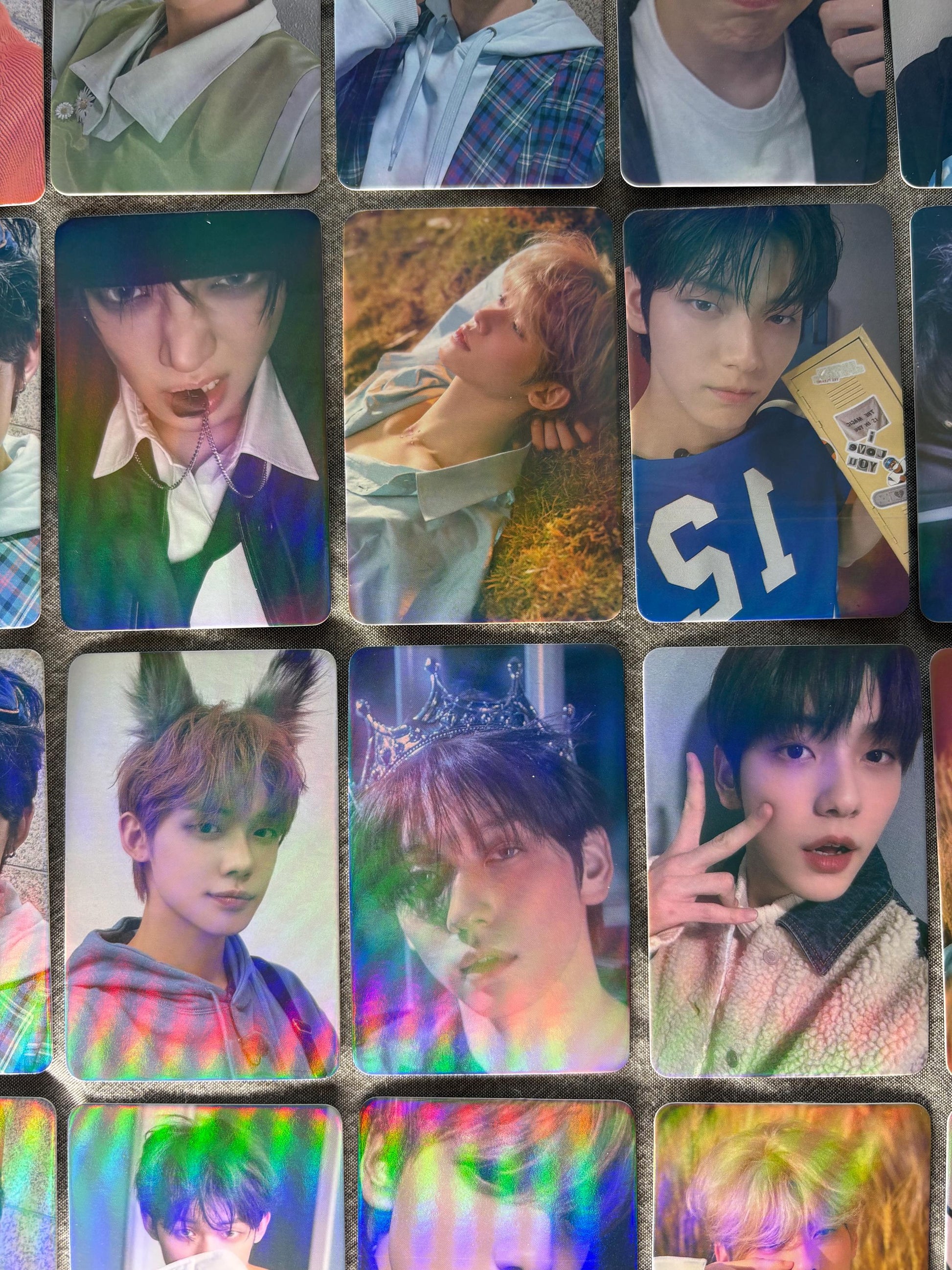 t x t 55pc/set Yeonjun Soobin Beomgyu Taehyun HueningKai Kpop merch lomo cards tommorrow x together